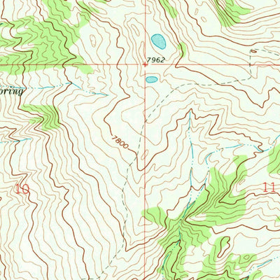 United States Geological Survey Whiskey Spring, MT (1968, 24000-Scale) digital map