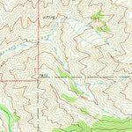 United States Geological Survey Whiskey Spring, MT (1968, 24000-Scale) digital map
