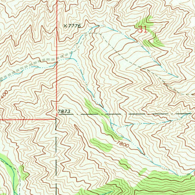 United States Geological Survey Whiskey Spring, MT (1968, 24000-Scale) digital map