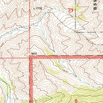 United States Geological Survey Whiskey Spring, MT (1997, 24000-Scale) digital map