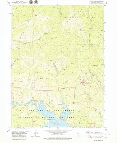 United States Geological Survey Whiskeytown, CA (1979, 24000-Scale) digital map