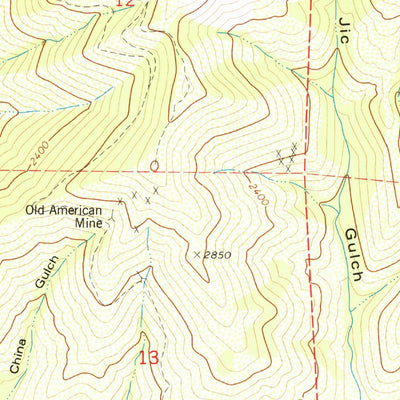 United States Geological Survey Whiskeytown, CA (1979, 24000-Scale) digital map