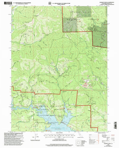 United States Geological Survey Whiskeytown, CA (1998, 24000-Scale) digital map