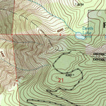 United States Geological Survey Whisky Bill Peak, CA (1998, 24000-Scale) digital map