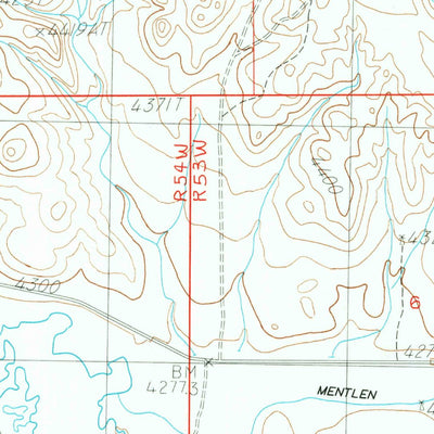 United States Geological Survey Whistle Creek NE, NE (1983, 24000-Scale) digital map