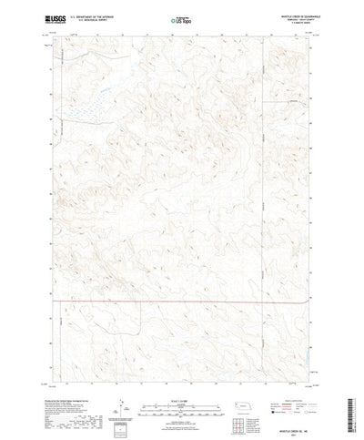 United States Geological Survey Whistle Creek SE, NE (2021, 24000-Scale) digital map