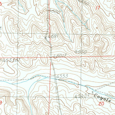United States Geological Survey Whistle Creek SW, NE (1983, 24000-Scale) digital map
