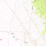 United States Geological Survey Whistler Mountain, NV (1956, 62500-Scale) digital map