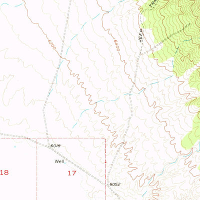 United States Geological Survey Whistler Mountain, NV (1956, 62500-Scale) digital map