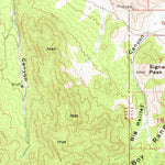 United States Geological Survey Whistler Mountain, NV (1956, 62500-Scale) digital map