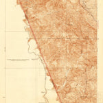 United States Geological Survey Whitaker Peak, CA (1935, 24000-Scale) digital map