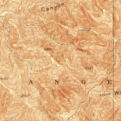United States Geological Survey Whitaker Peak, CA (1935, 24000-Scale) digital map