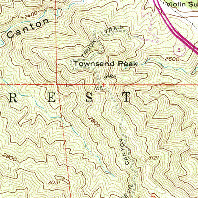 United States Geological Survey Whitaker Peak, CA (1958, 24000-Scale) digital map