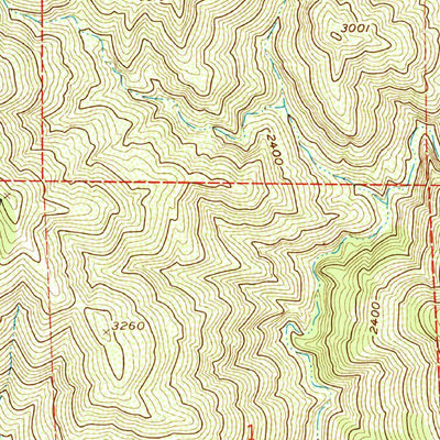 United States Geological Survey Whitaker Peak, CA (1958, 24000-Scale) digital map
