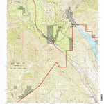 United States Geological Survey Whitaker Peak, CA (1995, 24000-Scale) digital map
