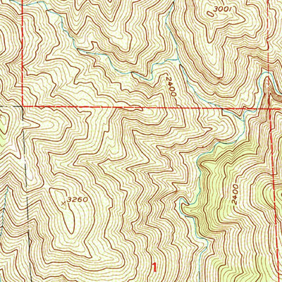 United States Geological Survey Whitaker Peak, CA (1995, 24000-Scale) digital map