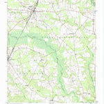 United States Geological Survey Whitakers, NC (1961, 24000-Scale) digital map