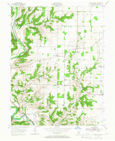 United States Geological Survey Whitcomb, IN (1955, 24000-Scale) digital map