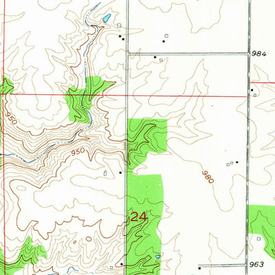 United States Geological Survey Whitcomb, IN (1955, 24000-Scale) digital map