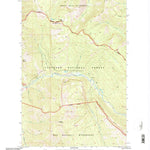 United States Geological Survey Whitcomb Peak, MT (1994, 24000-Scale) digital map