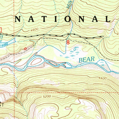 United States Geological Survey Whitcomb Peak, MT (1994, 24000-Scale) digital map