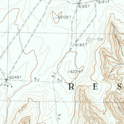 United States Geological Survey White Area Canyon, AZ (1982, 24000-Scale) digital map