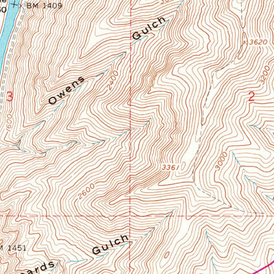 United States Geological Survey White Bird, ID (1963, 24000-Scale) digital map