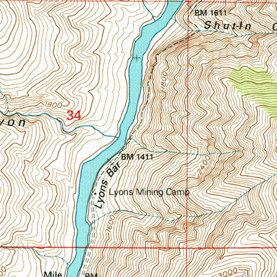 United States Geological Survey White Bird, ID (1995, 24000-Scale) digital map