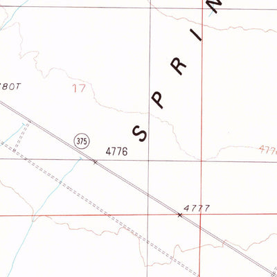 United States Geological Survey White Blotch Springs NE, NV (1987, 24000-Scale) digital map