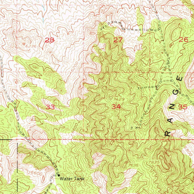 United States Geological Survey White Blotch Springs, NV (1952, 62500-Scale) digital map