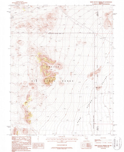 United States Geological Survey White Blotch Springs NW, NV (1987, 24000-Scale) digital map