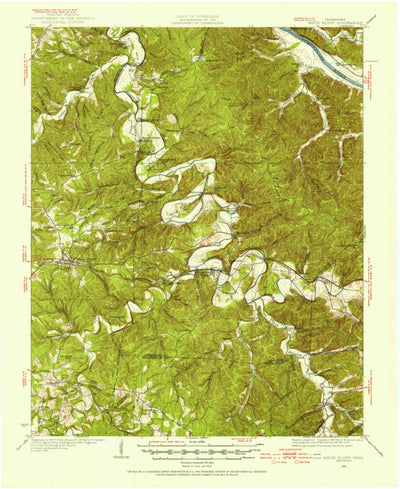 United States Geological Survey White Bluff, TN (1930, 62500-Scale) digital map