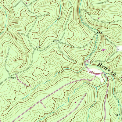 United States Geological Survey White Bluff, TN (1966, 24000-Scale) digital map