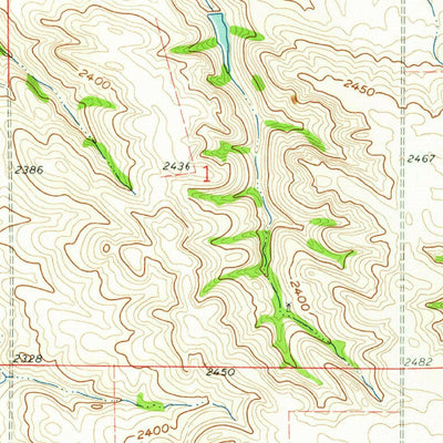 United States Geological Survey White Butte NE, ND (1960, 24000-Scale) digital map