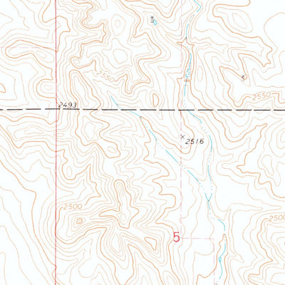 United States Geological Survey White Butte, SD-ND (1974, 24000-Scale) digital map