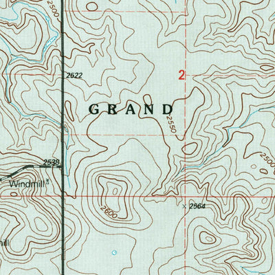 United States Geological Survey White Butte, SD-ND (1998, 24000-Scale) digital map