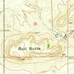 United States Geological Survey White Butte West, ND (1960, 24000-Scale) digital map