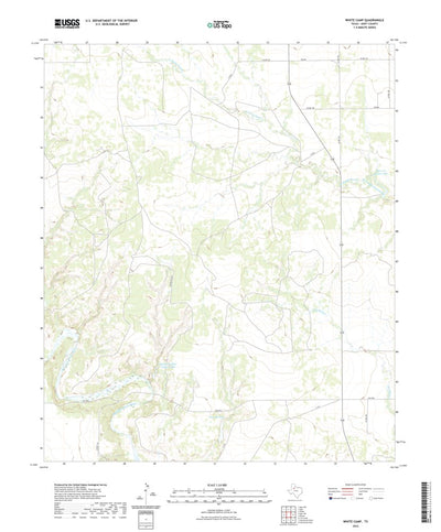 United States Geological Survey White Camp, TX (2022, 24000-Scale) digital map