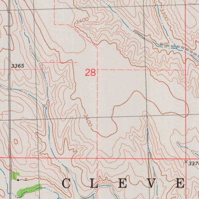 United States Geological Survey White Canyon, KS (1976, 24000-Scale) digital map