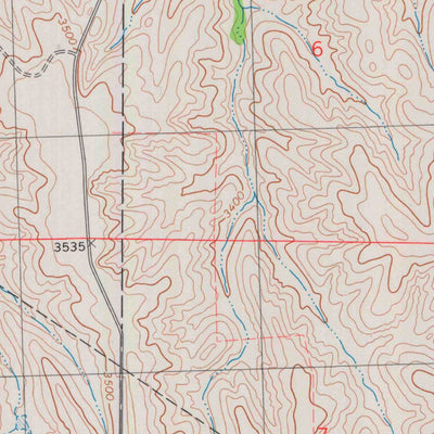 United States Geological Survey White Canyon, KS (1976, 24000-Scale) digital map