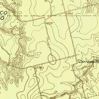 United States Geological Survey White Canyon, TX (1926, 48000-Scale) digital map