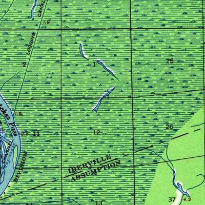 United States Geological Survey White Castle, LA (1936, 62500-Scale) digital map