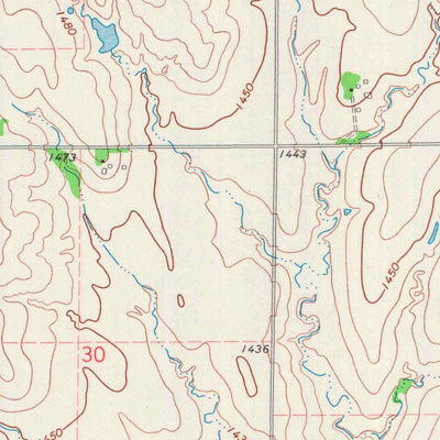 United States Geological Survey White City, KS (1971, 24000-Scale) digital map