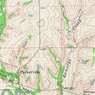 United States Geological Survey White City, KS (1971, 24000-Scale) digital map