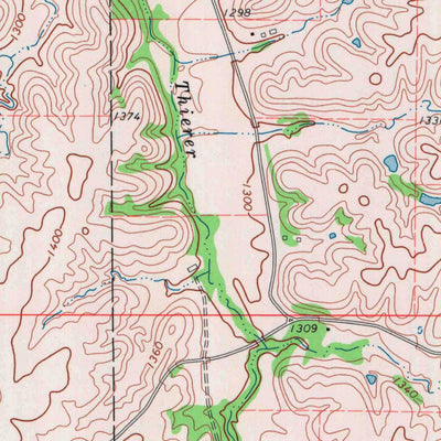United States Geological Survey White City NE, KS (1971, 24000-Scale) digital map