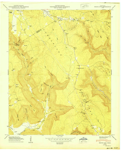 United States Geological Survey White City, TN (1950, 24000-Scale) digital map