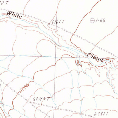 United States Geological Survey White Cloud Point, NV (1986, 24000-Scale) digital map