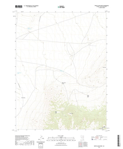 United States Geological Survey White Cloud Point, NV (2021, 24000-Scale) digital map