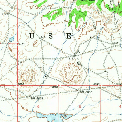 United States Geological Survey White Cone, AZ (1966, 62500-Scale) digital map