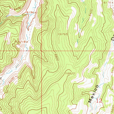 United States Geological Survey White Coyote Draw, CO (1964, 24000-Scale) digital map